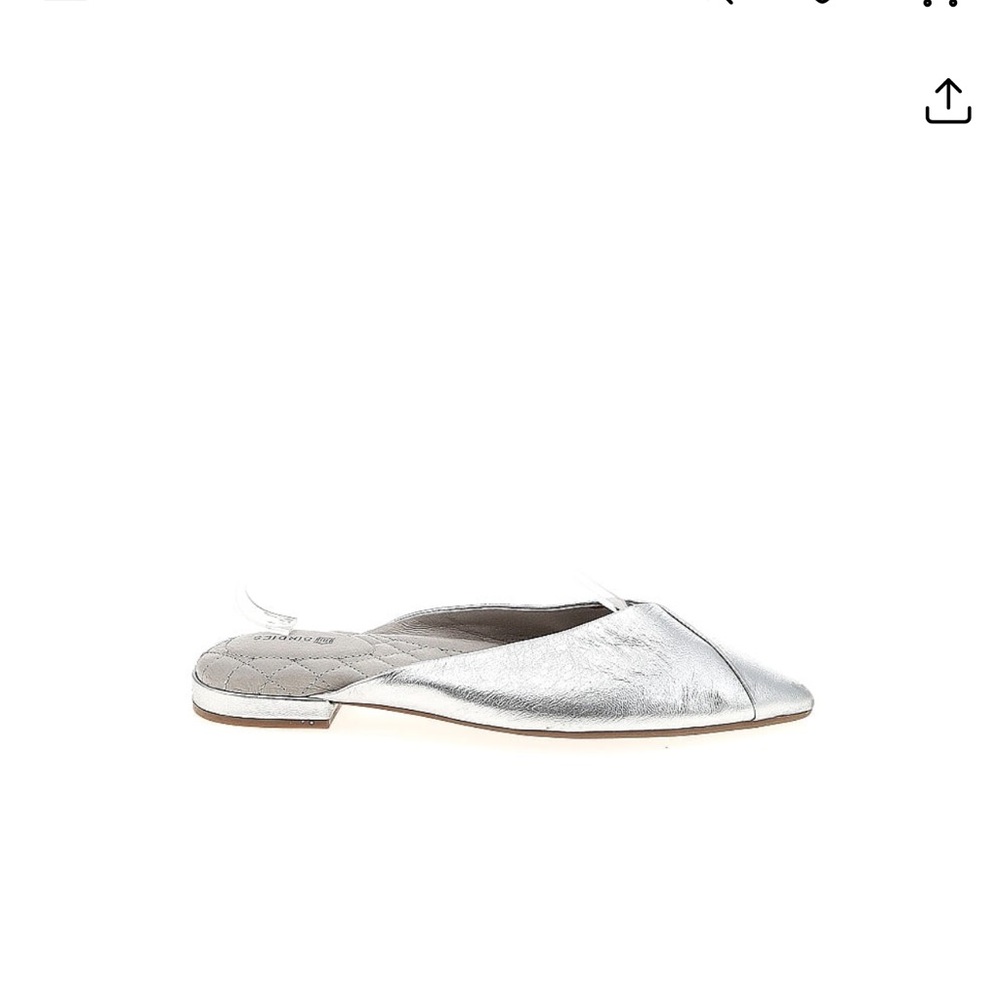 Birdies Silver Mule Size 6